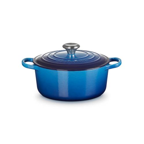 Le Creuset Signature Azure Cast Iron 24cm Round Casserole