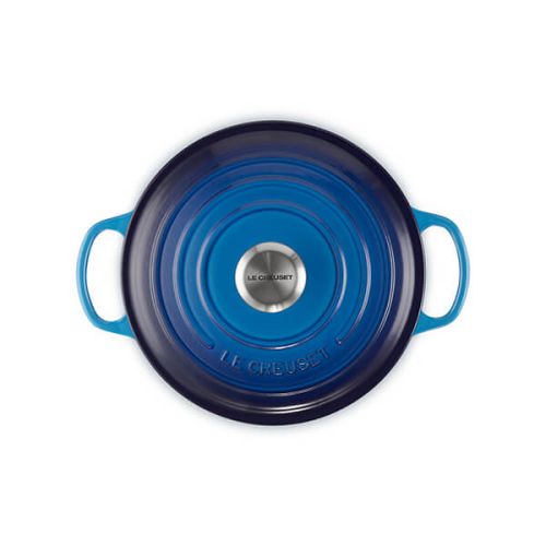 Le Creuset Signature Azure Cast Iron 24cm Round Casserole