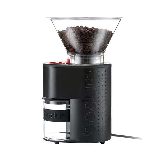 Bodum Bistro Burr Coffee Grinder, Electric Burr Coffee Grinder Adjustable Grind with 12 Settings
