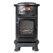 Provence Portable Gas Heater Matt Black Real Flame Effect Calor Gas - Northern Ireland ONLY Collection or Delivery