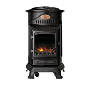 Provence Portable Gas Heater Matt Black Real Flame Effect Calor Gas - Northern Ireland ONLY Collection or Delivery