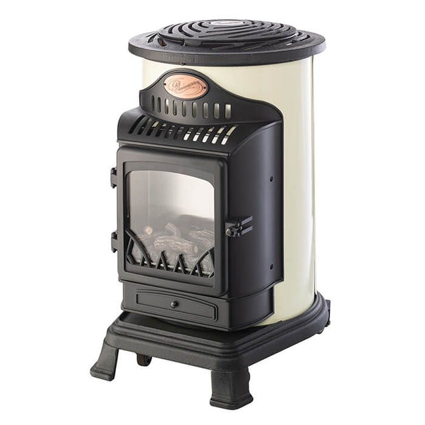 Provence Portable Gas Heater Cream Real Flame Effect Calor Gas - Northern Ireland ONLY Collection or Delivery