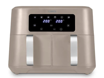 Tower Vortx Dual Air Fryer 8.5L Latte T17137MSH