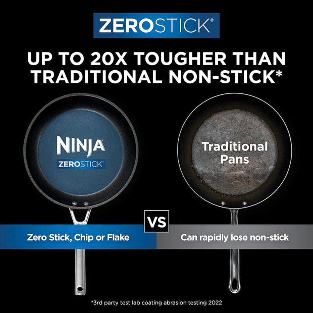 Ninja Zerostick Hard Anodised 3 Piece Pan Set C33000UK