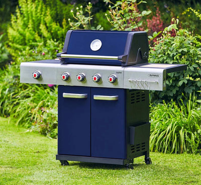 Outback Jupiter 4 Burner Gas BBQ Blue