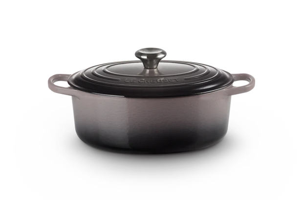 Le Creuset Flint Oyster Cast Iron Oval Casserole 29cm