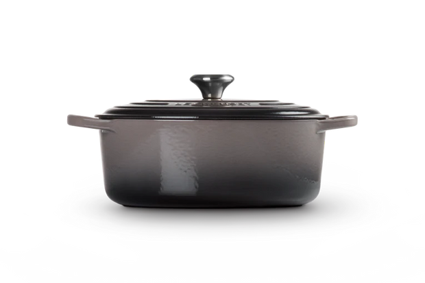 Le Creuset Flint Oyster Cast Iron Oval Casserole 29cm