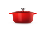 Le Creuset  Cerise Cast Iron Round Casserole 28cm