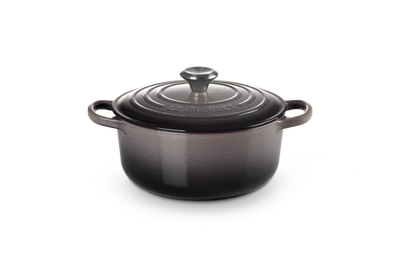 Le Creuset Flint Cast Iron Round Casserole 24cm
