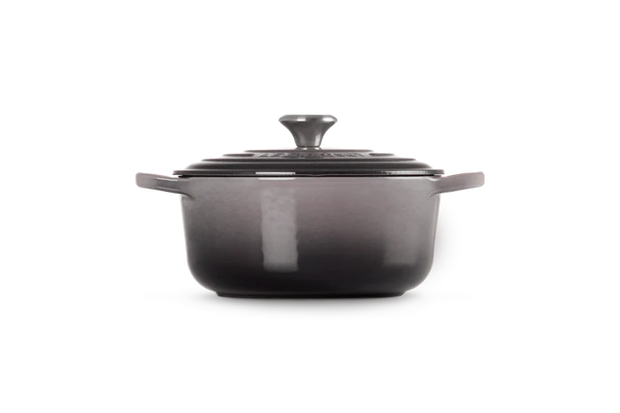 Le Creuset Flint Cast Iron Round Casserole 24cm
