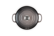 Le Creuset Flint Cast Iron Round Casserole 24cm