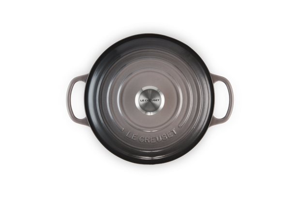 Le Creuset Flint Cast Iron Round Casserole 24cm