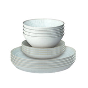 Denby Kiln Green 12 Piece Tableware Set
