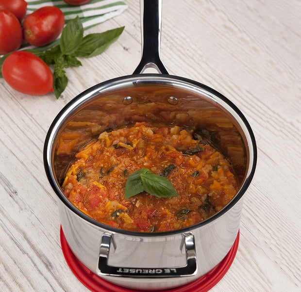 Le Creuset 3 Ply Stainless Steel 3 Piece Saucepan Set