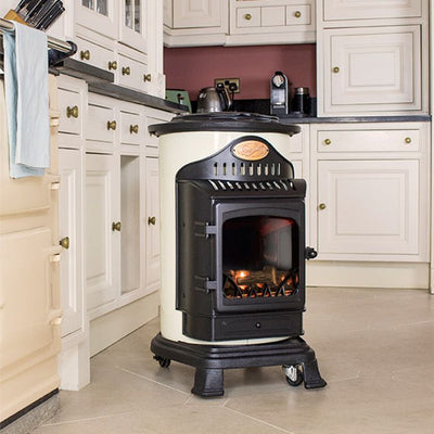 Provence Portable Gas Heater Cream Real Flame Effect Calor Gas - Northern Ireland ONLY Collection or Delivery