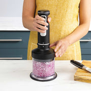 Ninja Foodi Power Mixer System, Hand Mixer Immersion Blender 3-Cup Power Chopper
