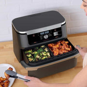 Ninja Foodi 7-in-1 11 Quart DualZone FlexBasket Air Fryer with MegaZone Baskets