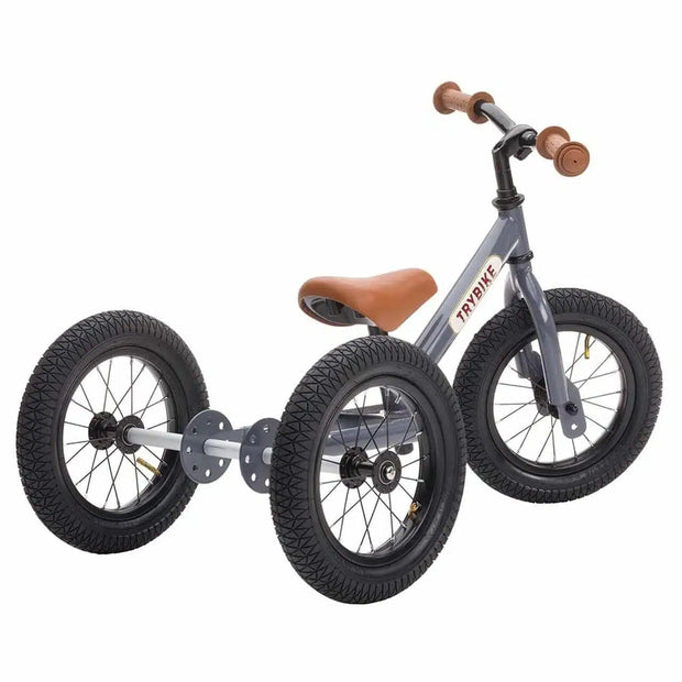 Trybike Steel 2 In 1 Balance Trike / Bike Grey
