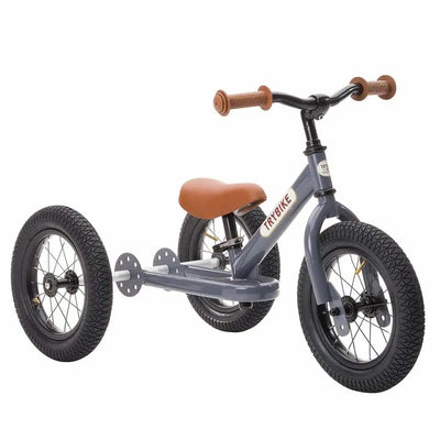 Trybike Steel 2 In 1 Balance Trike / Bike Grey