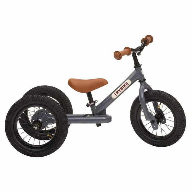 Trybike Steel 2 In 1 Balance Trike / Bike Grey