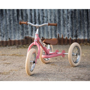 Trybike Steel 2 In 1 Balance Trike / Bike Vintage Pink